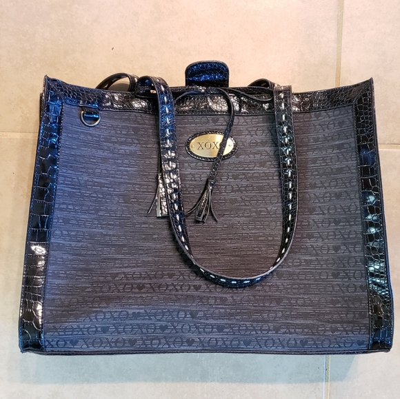 XOXO black gray laptop bag - Picture 1 of 5